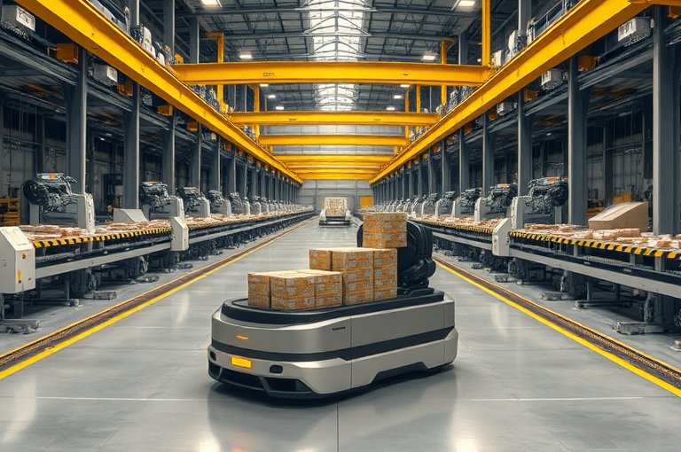 全自動(dòng)包裝碼垛流水線